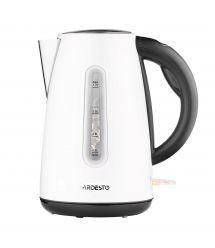 ARDESTO Электрочайник EKL-F300W 1.7л/2200Вт/strix контроль/нерж.сталь/белый