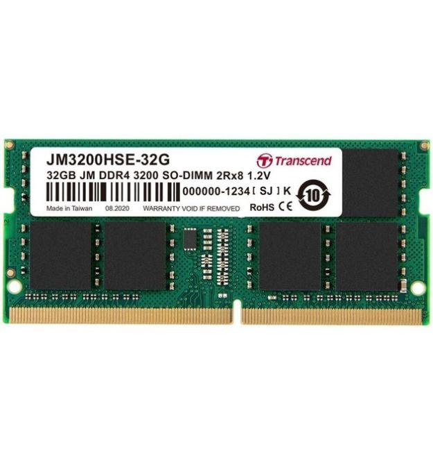 Transcend Память ноутбука DDR4 32GB 3200
