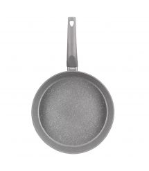 ARDESTO Сковорода Gemini Gourmet с крышкой 26 см, серый мрамор, алюминий