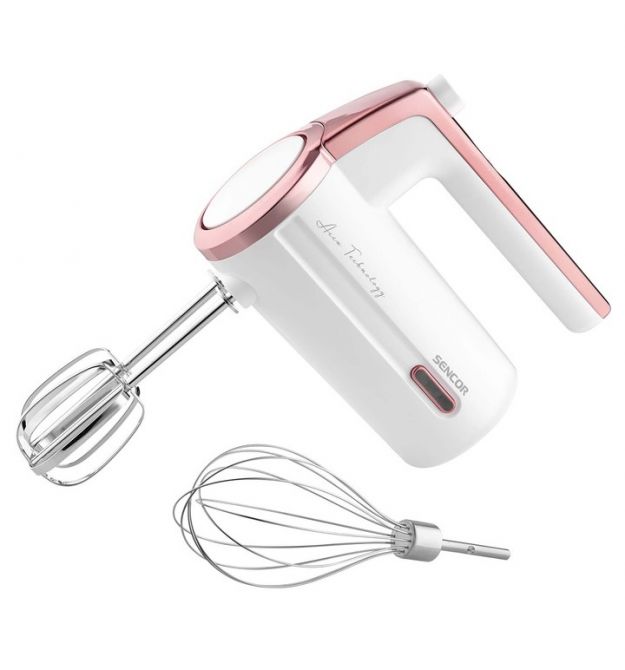 Sencor Міксер ручний Accu technology, 50Вт, насадки -2, безпровідний, USB-C, білий
