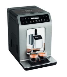 Krups Кофемашина Evidence Plus Titanium, 2,3л, зерно, автомат.капуч, OLED диспл, аторец.-19, черный