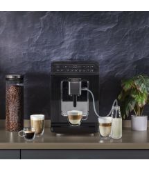 Krups Кавомашина Evidence, 2.3л, зерно, автомат.капуч, дисплей, авторецептів -15, сернор.керування, чорний