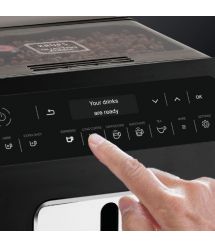 Krups Кавомашина Evidence, 2.3л, зерно, автомат.капуч, дисплей, авторецептів -15, сернор.керування, чорний