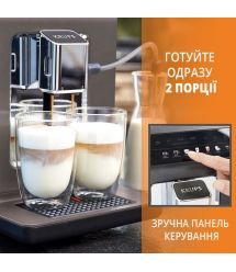 Krups Кавомашина Evidence One, 2.3л, зерно, автомат.капуч, ОLED диспл, аторец.-17, свій рецепт, графіт