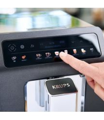 Krups Кавомашина Evidence One, 2.3л, зерно, автомат.капуч, ОLED диспл, аторец.-17, свій рецепт, графіт