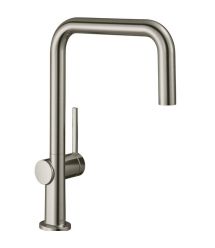 Hansgrohe Змішувач для кухні Talis M54, довж.виливу - 216мм, поворотний, 1важіль, KMU220, сталь