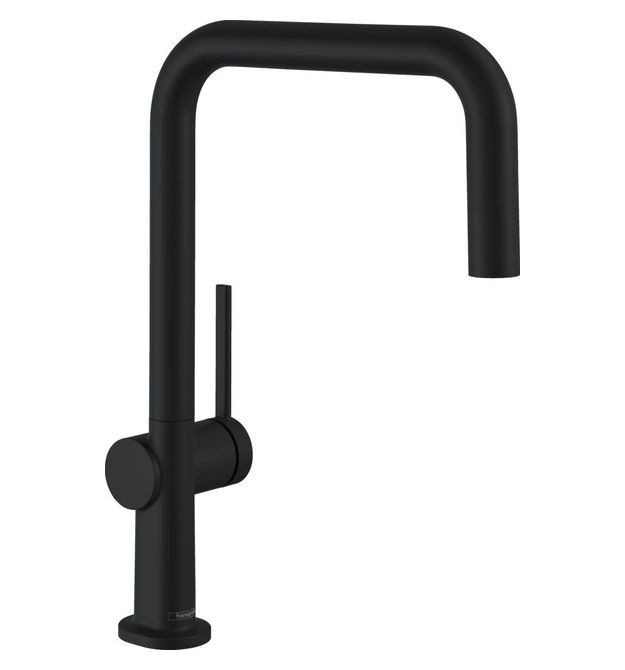 Hansgrohe Змішувач для кухні Talis M54, довж.виливу - 216мм, поворотний, 1важіль, KMU220, матовий чорний