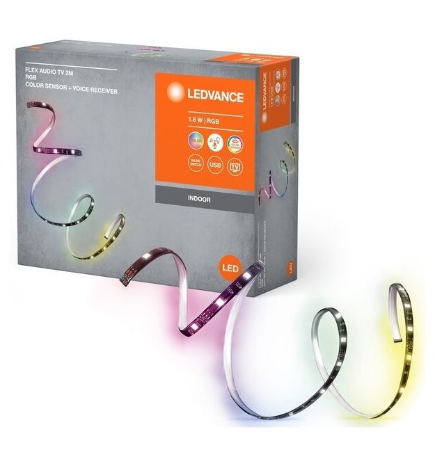 LEDVANCE Лента светодиодная FLEX AUDIO TV 1,8W, 2M RGB COLORSEN USB
