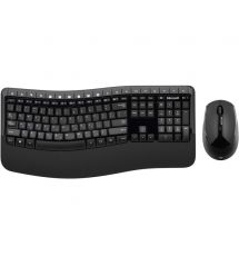Microsoft Комплект Comfort Desktop 5050 125key, WL, EN/UKR/RU, Чёрный