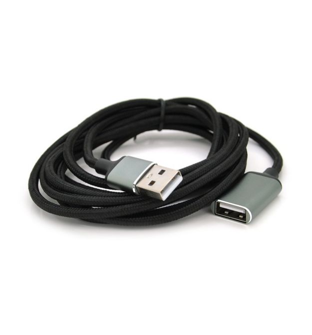 Подовжувач VEGGIEG UF2-2, USB 2.0 AM - AF, 2,0m, Red, Пакет