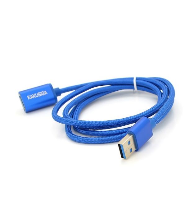 Подовжувач iKAKU KSC-753 ZUOFEI USB AM - AF USB3.0 charging data extension cable, 1,2m, Blue, Box