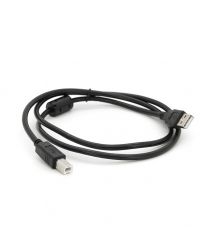 Кабель USB 2.0 AM - BM, 1.0m, чорний, Пакет Q500
