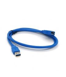 Подовжувач USB 3.0 AM - AF, 1.0m, Blue, пакет