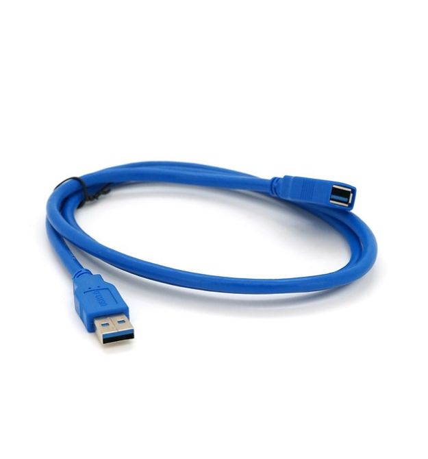 Подовжувач USB 3.0 AM - AF, 1.0m, Blue, пакет