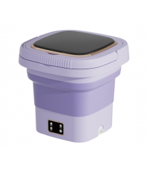 Пральна машина H576 MINI, складана, 9л, 12В, 25Вт, 1.2кг, LED-індикатор, електронне керування, 29,5*29,5(14.5)мм, пластик