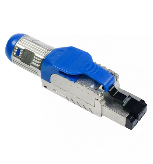Конектор RJ45 STP кат. 8, екранований, безінструментальний