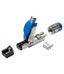 Конектор RJ45 STP кат. 8, екранований, безінструментальний