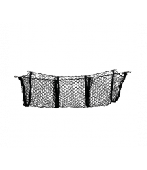 Автомобільний органайзер-сітка в багажник, 110х30x30см, кріплення на стандартні місця багажника, 3 відділення, поліпропілен-лате