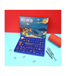 Металевий пазл із 56 предметів Набір головоломок