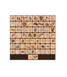 Металевий пазл із 68 предметів Набір головоломок