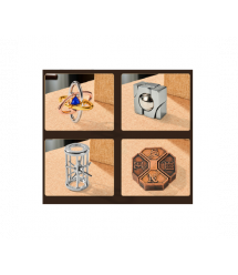 Металевий пазл із 15 предмета Набір головоломок