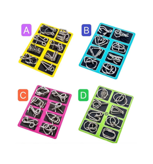 Металевий пазл із 36 предметів Набір головоломок