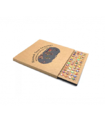 Пазл Прапори країн світу 291 кнопка - прапор, пробкова дошка (220*210*17 мм)