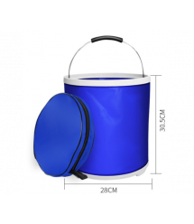 Відро складане туристичне, з чохлом, об&aposєм 20літрів, 24*30.5см, Blue