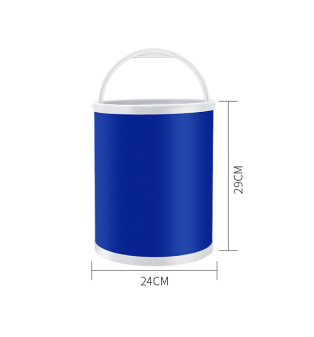 Відро складане туристичне, об&aposєм 11літрів, 24*29см, Blue