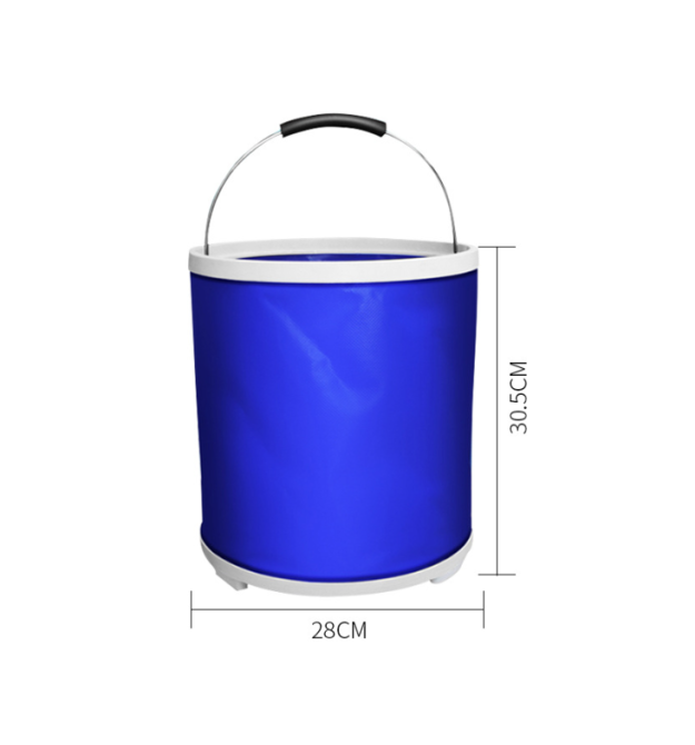 Відро складане туристичне, об&aposєм 20літрів, 24*30.5см, Blue