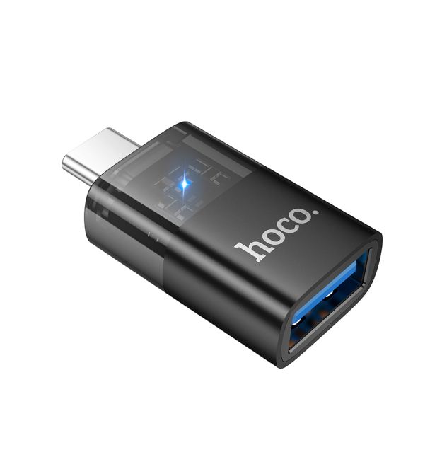 Перехідник HOCO UA36B USB3.0(F) - Type-C(M), Black, Box