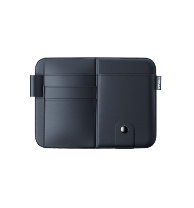 Автомобільний органайзер CABULE на сонцезахисний козирок, 20x15.3см, кріплення до козирка ременями, 4 відділення + місця для руч