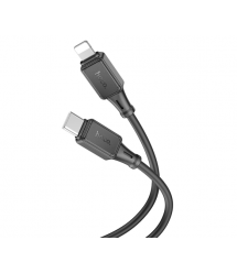 Кабель Hoco X101 Silicone, Type-C-Lighting, 27W, довжина 1м, Black, BOX