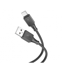 Кабель Hoco X101 Silicone, Type-C-USB, 3А, довжина 1м, Black, BOX
