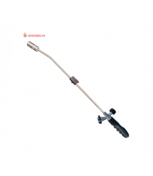 Пальник газовий,SHENGLILAI YT9011,під газовий балончик 220г,вентиль, D32mm, (довга трубка з нержавіючої сталі,сплав алюмінію,пла