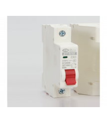 Автоматичний вимикач постійного струму ZUOYI Z7-63Z 1P C63 DC250-1000V, 63A, 6kA, DIN, 80*17.7*44.8mm