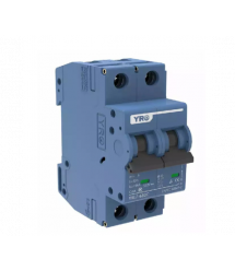 Автоматичний вимикач постійного струму YRO YRL7-63DC 2P 25A DC550V 6kA, DIN, 80*36*44.8mm