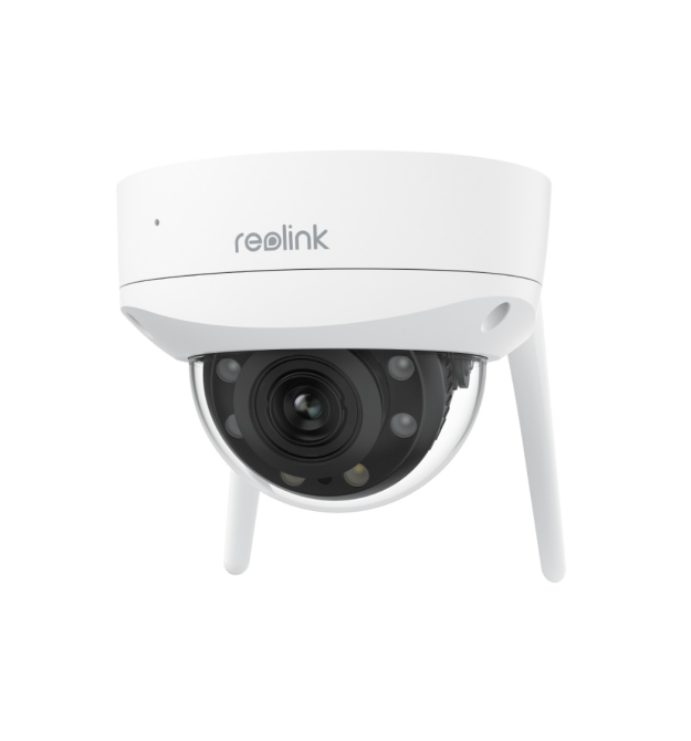 8МП WIFI IP вулична купольна моторизована відеокамера з подвійним підсвічуванням, мікрофоном та SD карткою Reolink W437 (2.7-13.