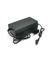 Зарядний пристрій Jinyi для акумуляторів Li-ion 48V8A(54,6V),13S,штекер Triangle plug (T-tipe - IEC - C13 N+L-),з індикацією,BOX
