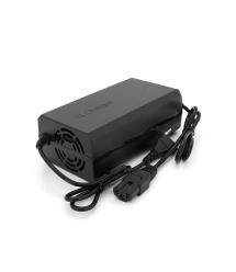 Зарядний пристрій Jinyi для акумуляторів LiFePo4 72V(87,6V),24S,6A,штекер Triangle plug (T-tipe - IEC - C13 N+L-), з індикацією,