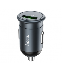 АЗУ 12-24V HOCO Z43, 1xUSB 3.0, 18W, Black, Box