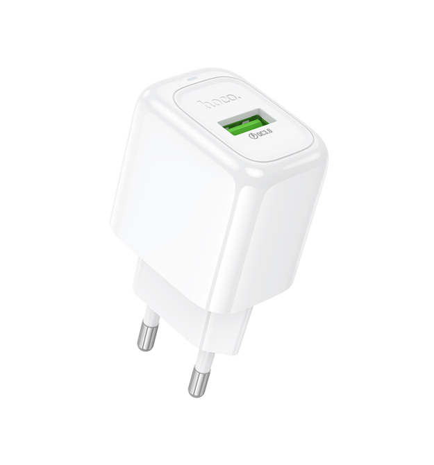СЗУ 110-240V HOCO CS52A 1xUSB, 18W, White, Blister