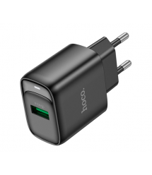 СЗУ 110-240V HOCO C140A 1xUSB, 18W, Black, Blister