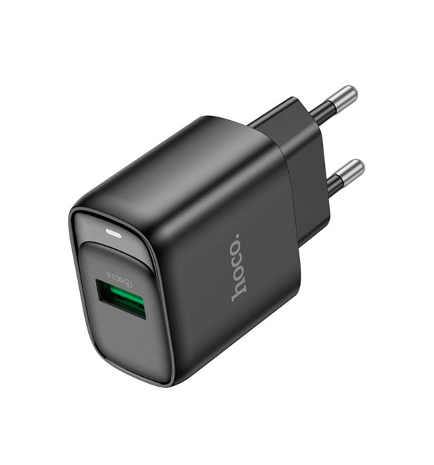 СЗУ 110-240V HOCO C140A 1xUSB, 18W, Black, Blister