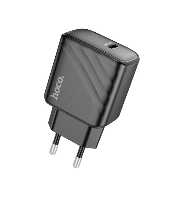 СЗУ 110-240V HOCO CS22A USB-C, 30W, Black, Box