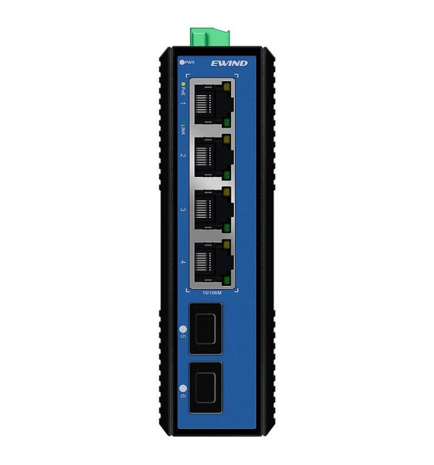 Коммутатор 4 порта неуправляемый Ewind EW-PIS1706-4FE