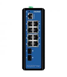 Коммутатор 10 портов управляемый Ewind EW-PIS2710M-8FE