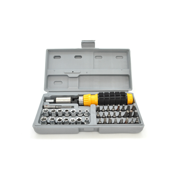 Професійний набір інструментів у пластиковому кейсі (41 предметів)