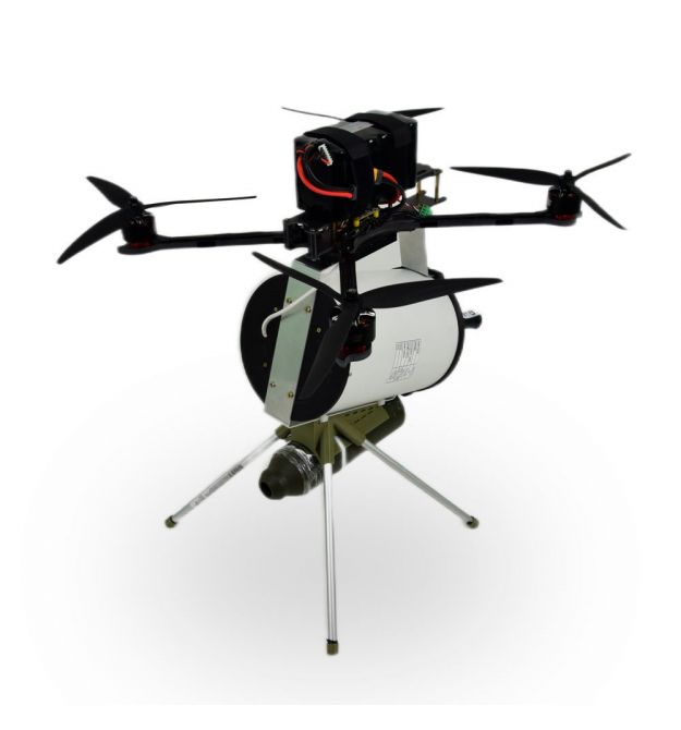 FPV Дрон 10 дюймів «Амага 10-О15» на оптоволокні 20 км, з денною камерою, кодифіковано