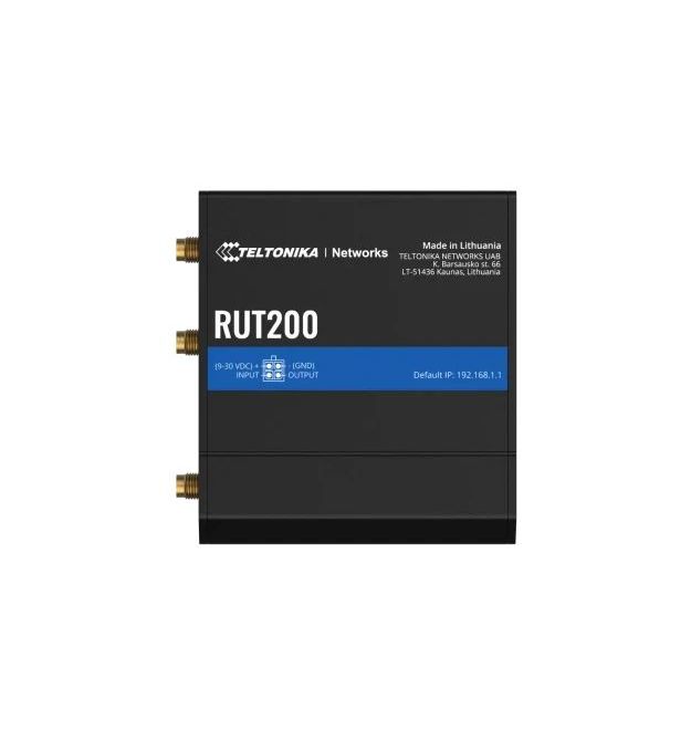 Промышленный сотовый маршрутизатор Teltonika RUT200 c 4G LTE, Wi-Fi